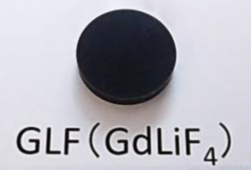 Cooling storage material GLF for soft X-ray spectroscopic detector